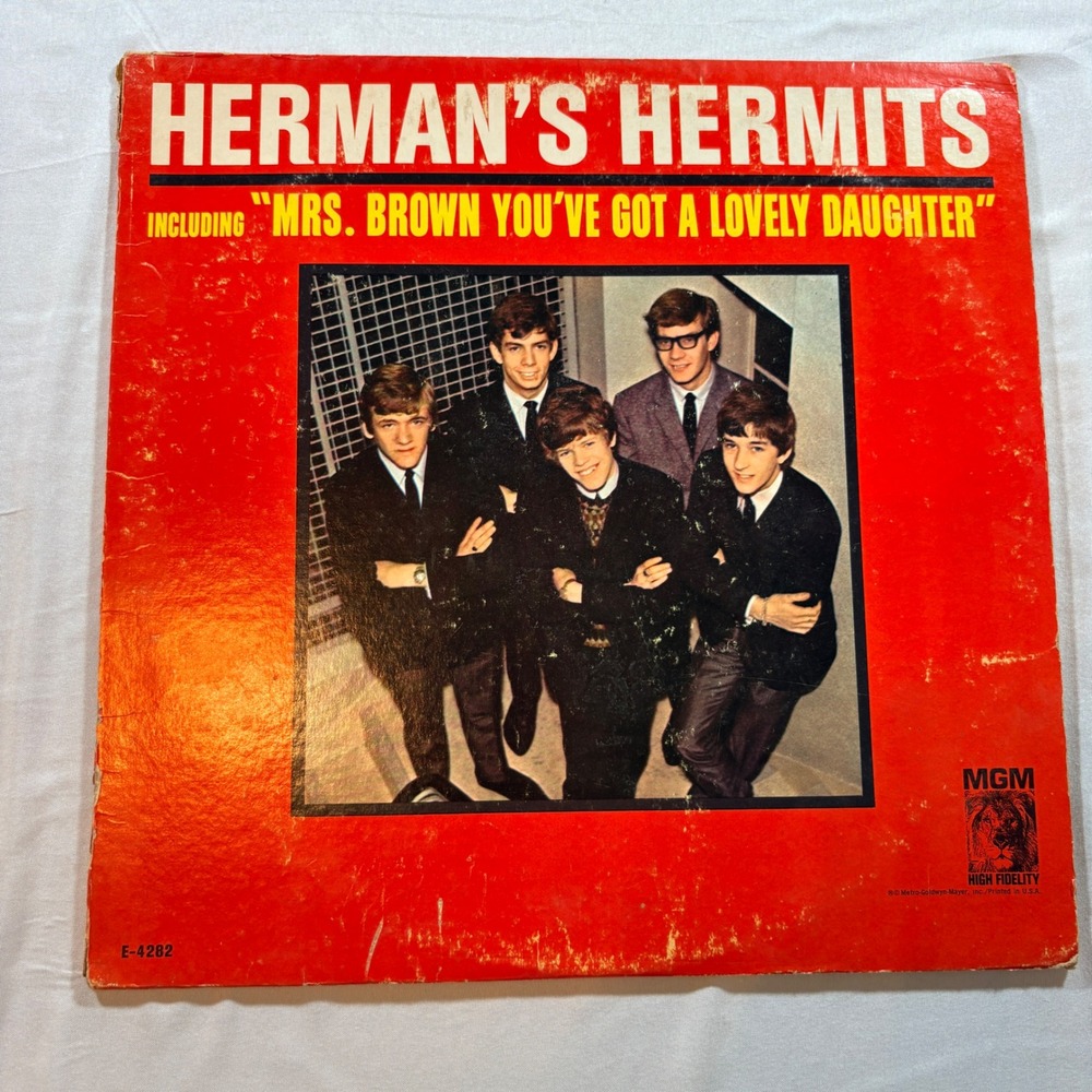Herman's Hermits Introducing LP Vinyl Record 12" 33RPM Mono 1965 MGM E-4282